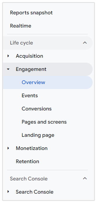 Übersicht über das Engagement-Navigation